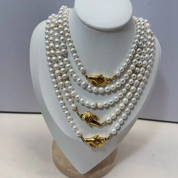 live show listing 1 Elegant Multicolor Pearl Necklace